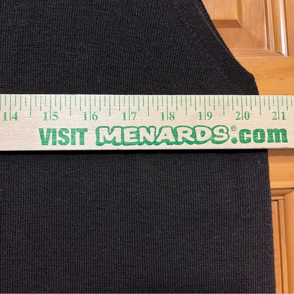 Eileen Fisher Chocolate Brown 100% Wool Dress Size Large - Picture 11 of 12